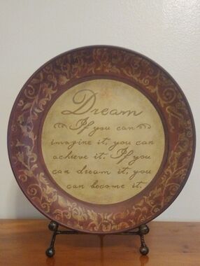 Decorative Plate With Stand